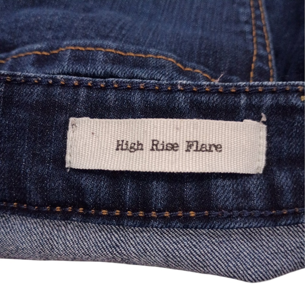 Jessica Simpson High Rise Flare Jeans Women's 8/29 Blue Stretch Denim - Picture 6 of 8